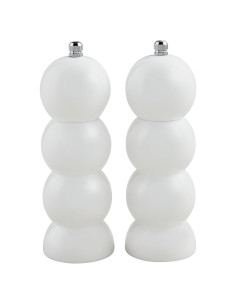 Molinillos de Sal y Pimienta Mud Pie en Madera Lacada