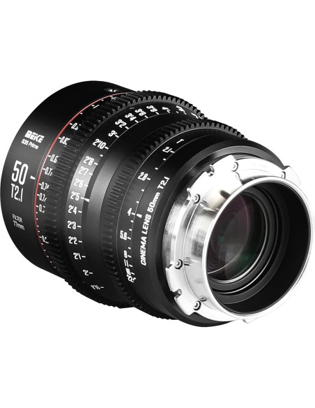 Lente de Cine Manual 50mm T2.1 Meike S35 PL para Cámaras