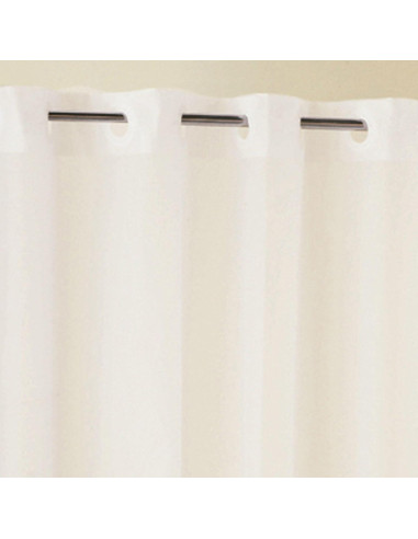 Cortina de Ducha PEVA Hookless 180x188 cm Repelente al Agua