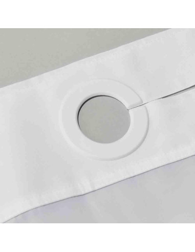 Cortina de Ducha PEVA Hookless 180x188 cm Repelente al Agua