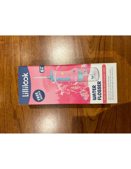 Irrigador Oral Acuático Lillilook Rosa para Niños 6+ Años
