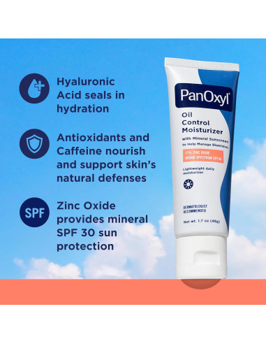 Hidratante Control de Aceite PanOxyl AM SPF30 50 ml