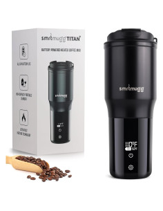 Taza Calentada SmrtMugg TITAN 0.44L Temperatura Ajustable