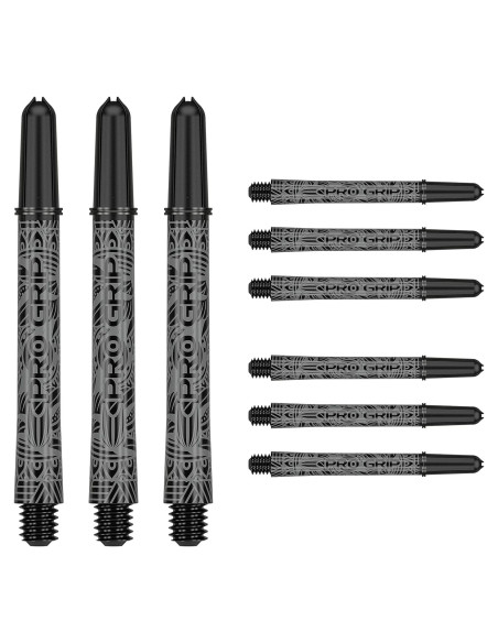 Ejes de Dardos Target Darts Pro Grip Tinta Negra 48mm - 9 Unidades
