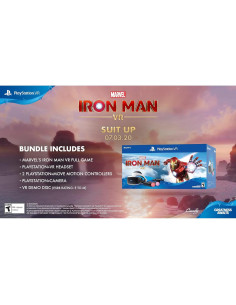 Paquete Sony PlayStation VR Marvel's Iron Man - Auriculares, Cámara, 2 Controladores 2