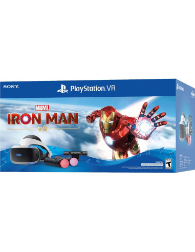 Paquete Sony PlayStation VR Marvel's Iron Man - Auriculares, Cámara, 2 Controladores