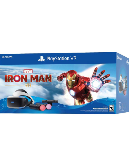 Paquete Sony PlayStation VR Marvel's Iron Man - Auriculares, Cámara, 2 Controladores