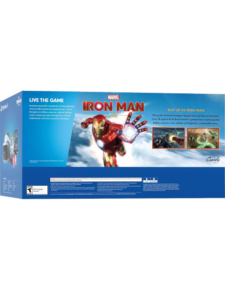 Paquete Sony PlayStation VR Marvel's Iron Man - Auriculares, Cámara, 2 Controladores