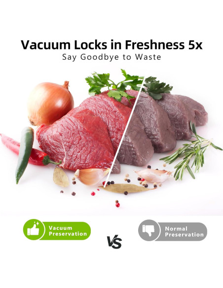 Sellador al vacío CKemu VS1 5 en 1 con 20 bolsas y modos