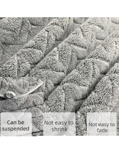 Toalla de Baño Grande XJEXUEIZ Microfibra 139.7x68.6cm Gris 2