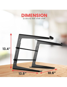 Soporte Ajustable para Laptop Pyle PLPTS25 - Antideslizante 6.3-10.9" 2