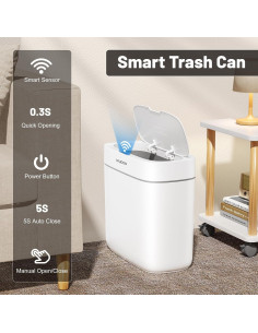 Papelera automática MOPALL 13.25L con sensor de movimiento 2