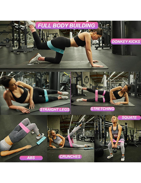 Bandas de Resistencia Vikingstrength para Glúteos - 3 Niveles