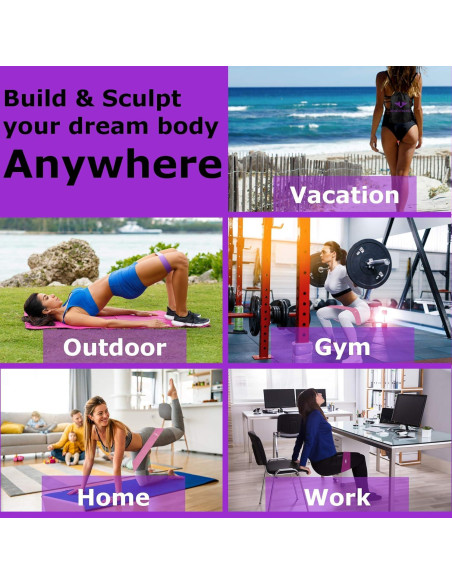 Bandas de Resistencia Vikingstrength para Glúteos - 3 Niveles