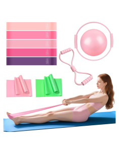 Kit Esencial de Pilates AO LI GEI 10 Piezas para Mujeres