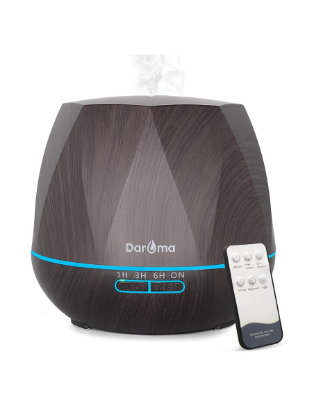 Difusor de Aceite Esencial DAROMA 550ml Control Remoto 6 en 1