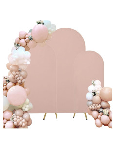 Juego de 3 Fundas de Arco de Boda Spandex Fivenl 1.83m-2.18m