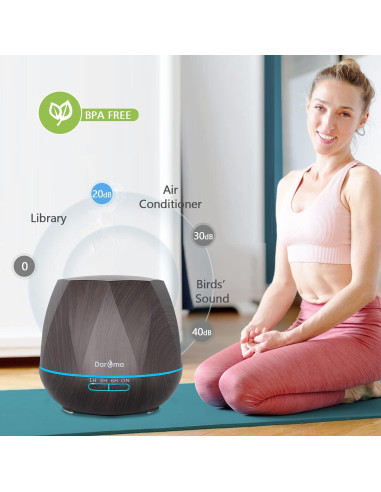 Difusor de Aceite Esencial DAROMA 550ml Control Remoto 6 en 1