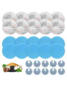 Filtros de Agua para Fuente de Gato ZEKIRY - Paquete de 10