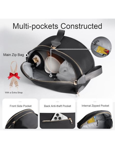 Bolso Cruzado a Cuadros X-kids para Mujeres - Nylon 30x22x14cm Bolso Cruzado a Cuadros X-kids para Mujeres - Nylon 30x22x14cm