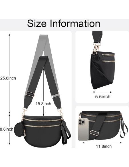 Bolso Cruzado a Cuadros X-kids para Mujeres - Nylon 30x22x14cm Bolso Cruzado a Cuadros X-kids para Mujeres - Nylon 30x22x14cm