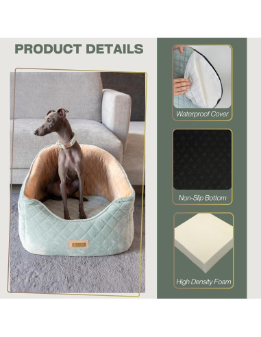 Asiento de Coche para Perros DOGGO Selection Verde 62x49.8cm