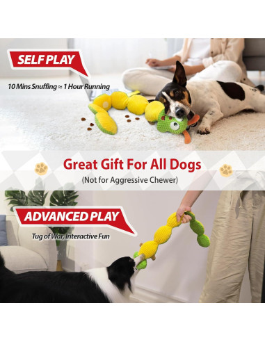 Juguete interactivo para perros GiGwi Oruga Snuffle 63.5 cm