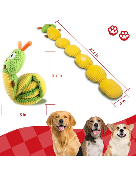Juguete interactivo para perros GiGwi Oruga Snuffle 63.5 cm