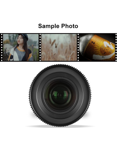 Lente de Cine Manual 50mm T2.1 Meike S35 PL para Cámaras