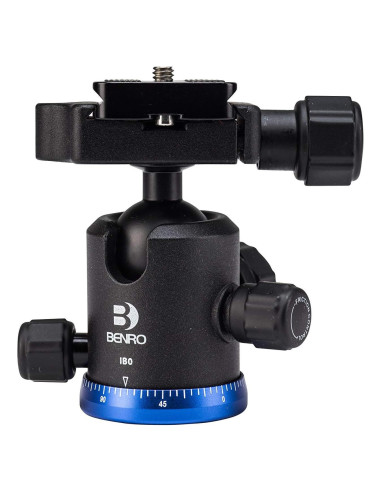 Cabezal de bola triple Benro IB0 con placa rápida PU50, 6kg