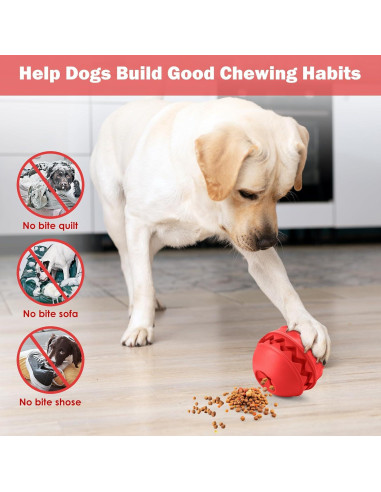 Bola dispensadora de golosinas para perros grandes DAOZIJI 9.14cm