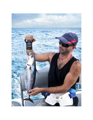 Balanza Digital Portátil HEETA 50kg con Pantalla LCD Retroiluminada