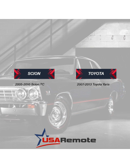 Control Remoto Toyota Yaris 2007-2013 / Scion TC 2005-2010 USARemote