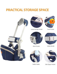 Portabebés Ergonómico Gris-2 para Bebés hasta 17.24 kg 2