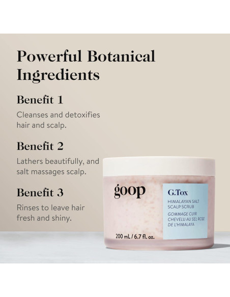 Exfoliante para Cuero Cabelludo goop 198.4 ml Sal del Himalaya