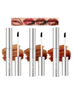 Juego de 3 lápices labiales peel off Baorder - Larga duración