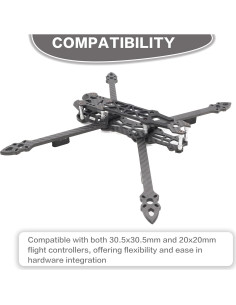 Marco de Drone FPV Raflot 7" Carbono 295mm Freestyle 2