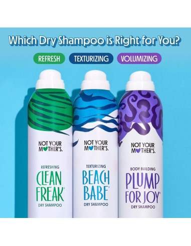 Champú Seco Refrescante Not Your Mother's - 340 g (2 Pzs) - Aroma Cítricos
