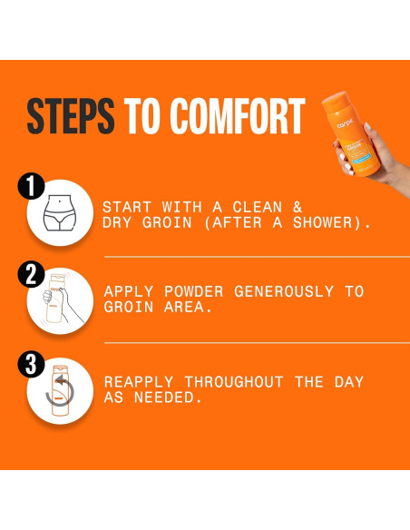 Polvo Corporal Absorbente Carpe 73.93g Sin Talco Aroma Jazmín