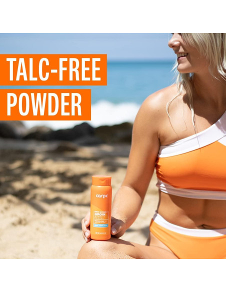 Polvo Corporal Absorbente Carpe 73.93g Sin Talco Aroma Jazmín