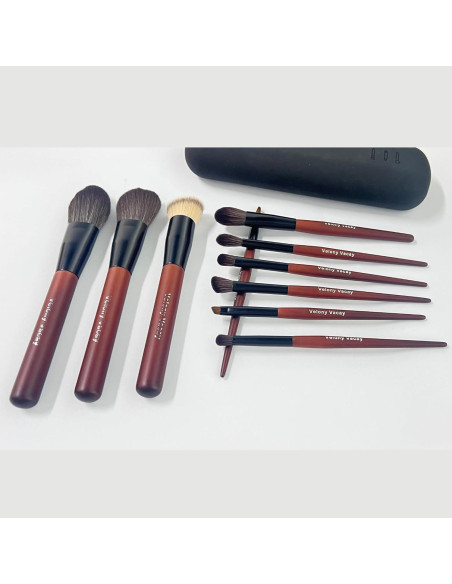 Set de 10 Brochas de Maquillaje Profesional Velony Vacay Set de 10 Brochas de Maquillaje Profesional Velony Vacay