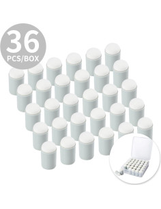 36 Aplicadores de Esponja HAUSTGO con Estuche - 32mm para Manualidades 2