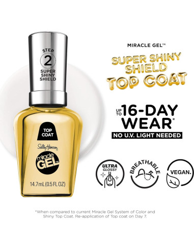 Esmalte de Uñas Sally Hansen Miracle Gel 14.79 ml Brillante