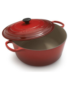 Olla de Hierro Fundido Enameled Le Creuset 12.54L Cerise