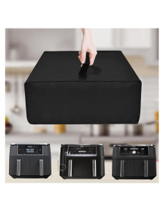 Cubierta de Polvo para Freidora de Aire Ninja 600D Negra