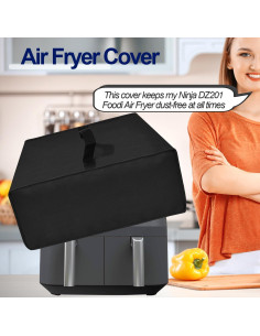 Cubierta de Polvo para Freidora de Aire Ninja 600D Negra 2