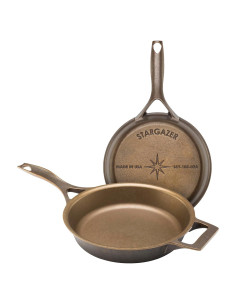 Sartén de Hierro Fundido Stargazer 26.7 cm - Hecho en EE. UU.