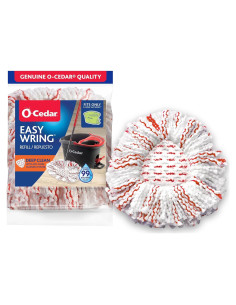 Repuesto de Mopa O-Cedar EasyWring 1-Pack Microfibra 40% Más Poder