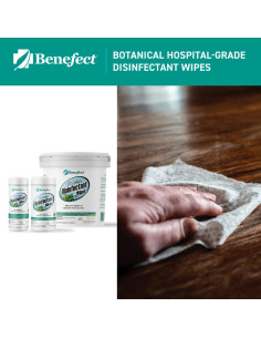 Toallitas Desinfectantes Botánicas Benefect 90 Unidades - Antibacterianas 2