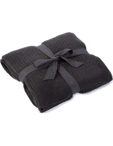 Manta Barefoot Dreams CozyChic Lite Ribbed Carbon 182x137 cm
